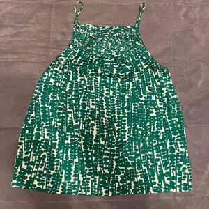 Banana Republic Green and White Camisole